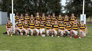 <p>The Newbridge team that qualified for the Hosie Cup semi-finals on Saturday. Photo: Barry McCann. </p> <p>The Newbridge team that qualified for the Hosie Cup semi-finals on Saturday. Photo: Barry McCann. </p>