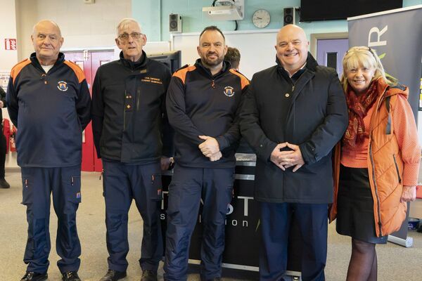 Terance Flanagan, Jimmy Byrne, Wayne Malone, Mark Wall and Patricia Berry