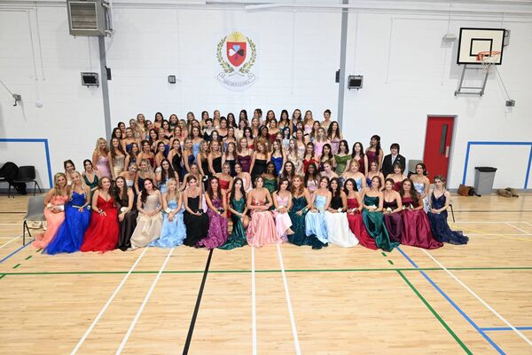 The Holy Family Secondary School Debs Ball group
