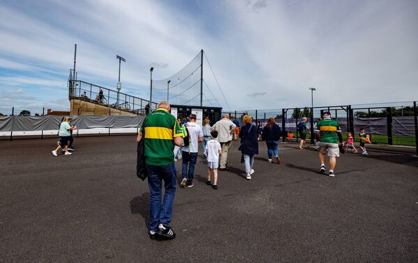 Kerry supporters make their way towards the turnstiles at Cedral Conleths Park ahead of the All-Ireland series game last June Photo: ©INPHO/James Crombie Kerry supporters make their way towards the turnstiles at Cedral Conleths Park ahead of the All-Ireland series game last June Photo: ©INPHO/James Crombie
