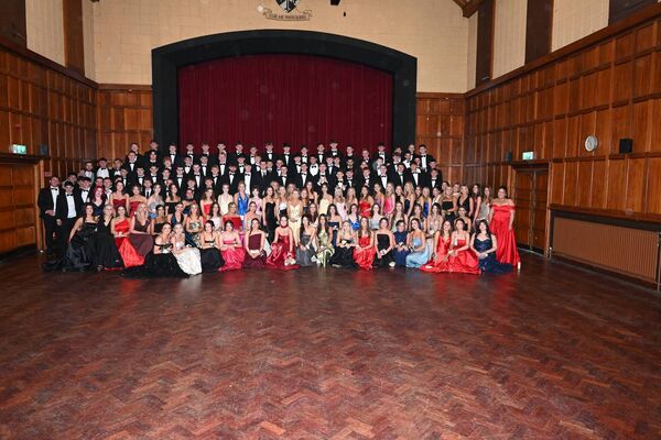 Newbridge College Debs 2026 group 