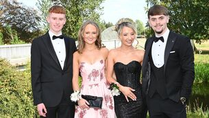 <p>Oisin Brennan, Mia Bargary, Holly Jordan and Oscar Feighan Photos: Jimmy Fullam</p>