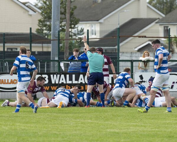 Another try for Athy. Another try for Athy.