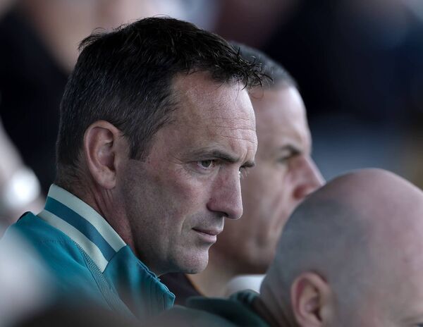Kildare manager Brian Dowling, who was ratified on a new three year term this week, watches on from the stands Kildare manager Brian Dowling, who was ratified on a new three year term this week, watches on from the stands
