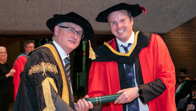 Kildare engineer awarded doctoral certificate