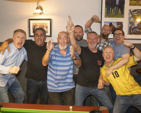 Justin Gleeson, Dwayne Patel, Martin Nolan, Brian Melia, Barry O'Reilly, Pursey Byrne, Alan O'Brien and Darren Gleeson Justin Gleeson, Dwayne Patel, Martin Nolan, Brian Melia, Barry O'Reilly, Pursey Byrne, Alan O'Brien and Darren Gleeson