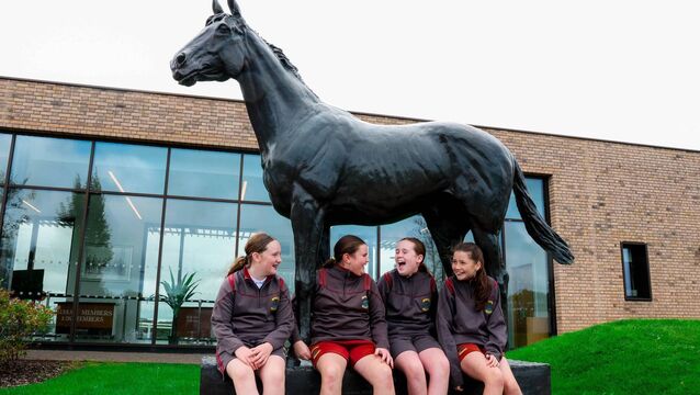 <p>Zoe O'Brien, Robyn Hanbury, Emma O'Gara and Gracie Amoroso from Scoil Bhríde Athgarvan</p>