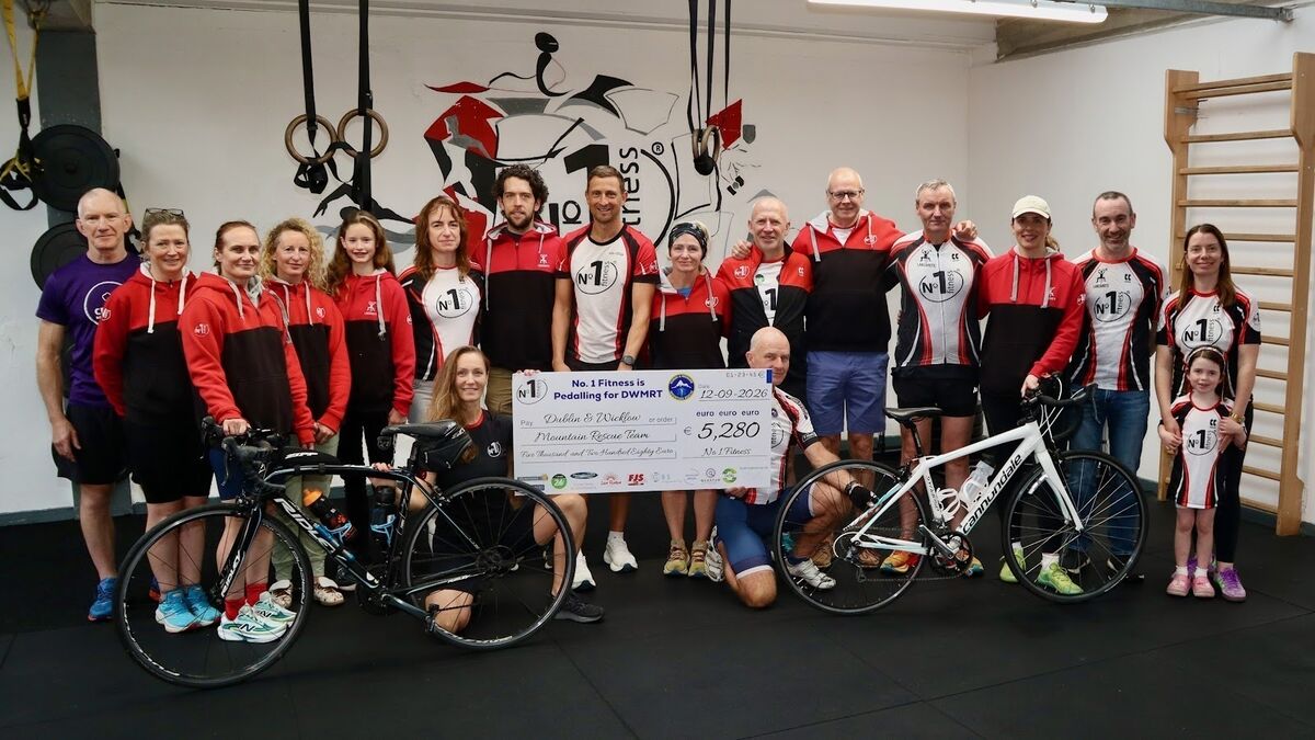 Kildare gym raises money for mountain rescue