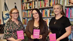 <p>Dawn Behan, owner of Woodbine Books, with Hazel Cahill and Saoirse Behan</p> <p>Dawn Behan, owner of Woodbine Books, with Hazel Cahill and Saoirse Behan</p>