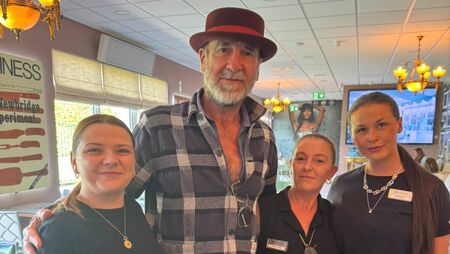 Eric Cantona pays visit to Kildare