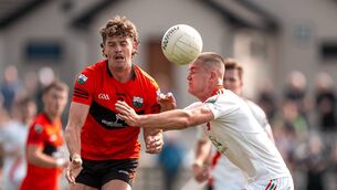 <p>Two key players in Saturday evening's National Electrical Wholesaler Intermediate Football Championship semi-final, Rathangan's Rian Teahan and Milltown's Joe Dunne Photo: ©James Lawlor </p> <p>Two key players in Saturday evening's National Electrical Wholesaler Intermediate Football Championship semi-final, Rathangan's Rian Teahan and Milltown's Joe Dunne Photo: ©James Lawlor </p>