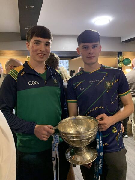 Kill's Leinster Minor champions, Jack Reilly and Eoin Markey Kill's Leinster Minor champions, Jack Reilly and Eoin Markey
