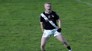 <p>Paddy Mahoney celebrates after scoring a late two-point free to send this evening's SFC quarter-final into extra-time Photo: Sean Brilly</p> <p>Paddy Mahoney celebrates after scoring a late two-point free to send this evening's SFC quarter-final into extra-time Photo: Sean Brilly</p>