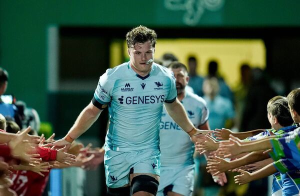 Cian Prendergast will lead Connacht out against Saracens on Saturday. Photo: INPHO/Matteo Ciambelli
