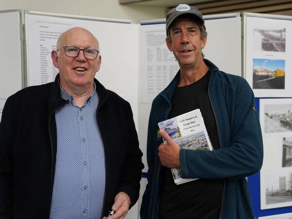 Co author Martin Thompson with Pod caster Charlie Horan of Go with the Flow.