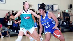 <p>Liffey Celtics' Katie Williamson tries to close down Wildcats' Brooklyn Grey Photo: Noel Browne.</p> <p>Liffey Celtics' Katie Williamson tries to close down Wildcats' Brooklyn Grey Photo: Noel Browne.</p>
