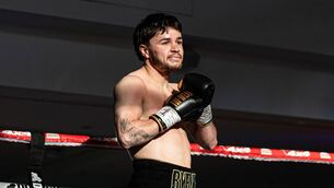 <p>Aodhán Byrne's has his third professional fight this weekend in Donegal</p>