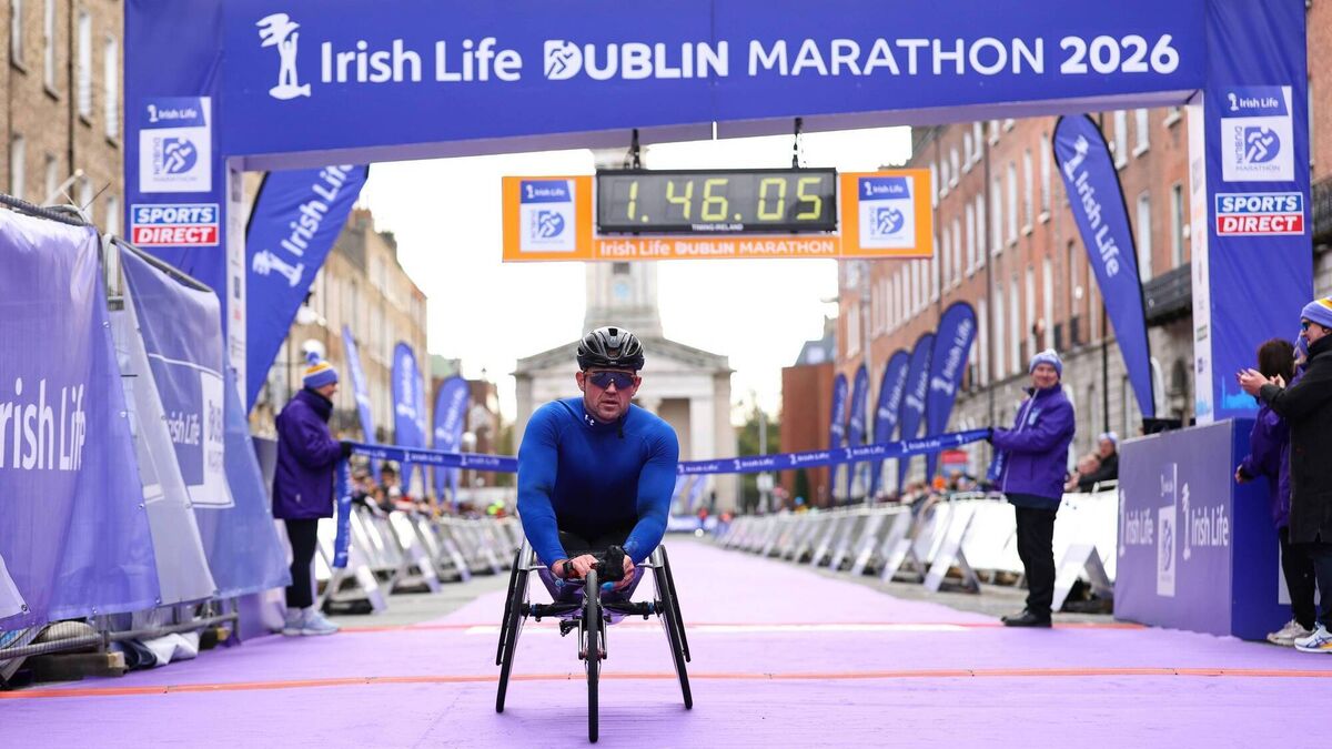 Monahan first home in Dublin Marathon Wheelchair race