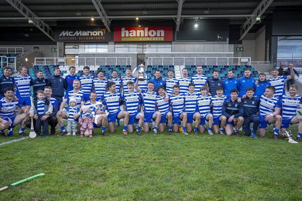 Naas celebrate their eighth successive Kildare senior title Naas celebrate their eighth successive Kildare senior title