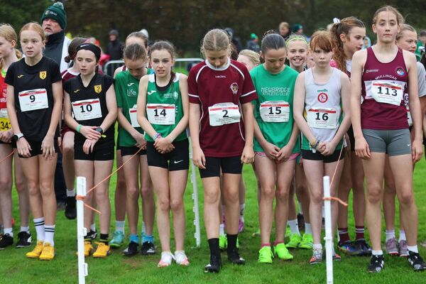 Girls u12 L to R: #9 Eibhlin Valentine (Naas), #10 Ava Kelly (Naas), #14 Laoise Byrne (Newbridge) #2 Sienna Cooke (Crookstown-Millview0, #15 Sarah Kate McGovern (Newbridge), #16 Tara Fagan (St Coca's). Girls u12 L to R: #9 Eibhlin Valentine (Naas), #10 Ava Kelly (Naas), #14 Laoise Byrne (Newbridge) #2 Sienna Cooke (Crookstown-Millview0, #15 Sarah Kate McGovern (Newbridge), #16 Tara Fagan (St Coca's).