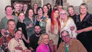 <p class="contextmenu internal_Caption">Geraldine, second row left, with Holy Angels Day Care Centre staff and family members at her retiremenet party in Teach</p> <p class="contextmenu internal_Caption">Geraldine, second row left, with Holy Angels Day Care Centre staff and family members at her retiremenet party in Teach</p>